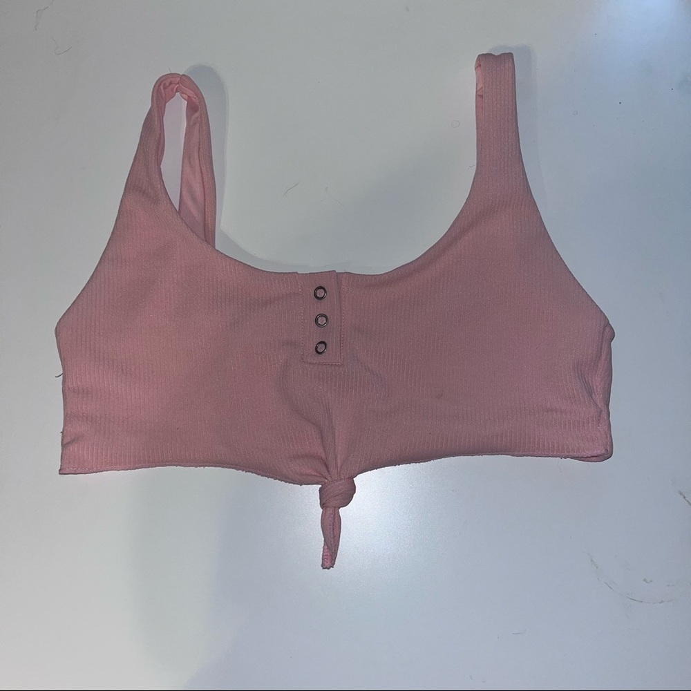 light pink bikini top